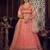 Embroidered Thread Work Semi-Stitched Lehenga & Unstitched Blouse With
