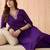 Zari sequence embroidered v-neck kurta & trousers
