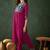 Floal embroidered a-line kurta set