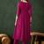 Floal embroidered a-line kurta set