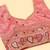 Peach & Brown Sequinned Semi-Stitched Lehenga & Unstitched Blouse With Dupatta