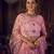 Pink & Maroon Embroidered Semi-Stitched Lehenga & Unstitched Blouse &Dupatta