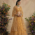 Yellow  Pure Soft Heavy Butterfly Net Sequins Embroidery Work Bridal Lehenga Choli