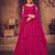 Pink Embroidered Thread Work Semi-Stitched Lehenga & Unstitched Blouse With Dupatta