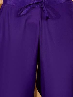 Women purple kurta sets 4