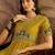 Zari sequence thread embroidered a-line kurta with trousers