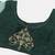 Green & Gold-Toned Embroidered Thread Work Semi-Stitched Lehenga & Unstitched Blouse With Dupatta