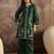 Embroidered straight kurta & trousers