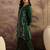 Embroidered straight kurta & trousers