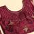 Purple & Gold-Toned Thread Work Semi-Stitched Lehenga & Unstitched Blouse