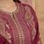 Embroidered round neck kurta & palazzos kurta set