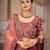 Maroon & Gold-Toned Embroidered Thread Work Semi-Stitched Lehenga & Unstitched Blouse With