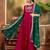 Raani chinon zari sequnce embroidered ethnic dresses
