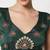 Green & Maroon Embroidered Thread Work Semi-Stitched Lehenga & Unstitched Blouse With Dupatta