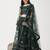 Women Green & Gold-Toned Thread Work Lehenga & Unstitched Blouse With Dupatta