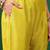 Embroidered anarkali kurta & trousers with dupatta