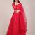 Pink Embroidered Semi-Stitched Lehenga & Unstitched Blouse With Dupatta