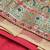 Red & Green Printed Semi-Stitched Lehenga & Unstitched Blouse With Dupatta