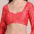 Peach-Coloured & Green Printed Semi-Stitched Lehenga & Unstitched Blouse With Dupatta