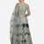 Green Embroidered Beads and Stones Semi-Stitched Lehenga & Unstitched Blouse With Dupatta