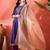 Floral embroidered panelled gotta patti a-line kurta with trouser & dupatta
