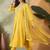 Embroidered  round neck kurta & trousers with dupatta