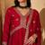 Women floral printed a-line kurta with pyjamas & dupatta