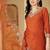 Embroidered kurta with trouser & dupatta