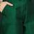Embroidered round neck a-line kurta & trousers with dupatta