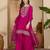 Embroidered sequinned vichitra kurta with palazzo and dupatta