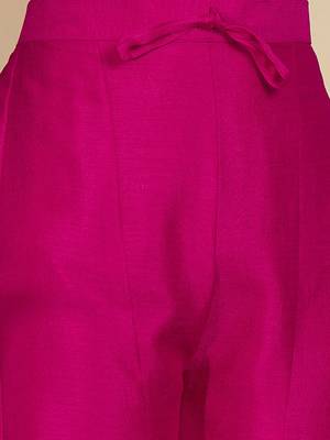 Embroidered sequinned vichitra kurta with palazzo and dupatta 3
