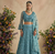 Blue Pure Soft Heavy Butterfly Net Sequins Embroidery Work Bridal Lehenga Choli