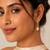 Gold-toned pearl drop earrings with crystal-studded hoop, teardrop frame, elegant dangle style