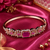 Rose gold finish rubelle american diamond bracelet