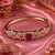 Rose gold finish rosique american diamond bracelet