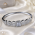 Rhodium Finish Crystalis American Diamond Bracelet