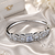Rhodium Finish Crystalis American Diamond Bracelet