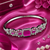 Rhodium Finish Rubessa American Diamond Bracelet