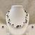Real pearls designer necklace set