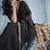Black handloom silk blend weaving border saree with blouse