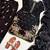 Black heavy satin glass embroidered farshi salwar suit set