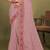 Lavender sequin embroidered work designer net saree for women