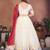 Womens's Star Georgette Traditional Motiff Semi Stitched Lehenga Choli With Cnotrance Dupatta Set