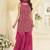 Pink embroidered gerogette sarara suit