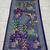 Purple Silk blend ajrak print mirror work saree