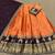 New Stylish Traditional Orange Woven Silk Lehenga Choli with Contrast Purple Dupatta