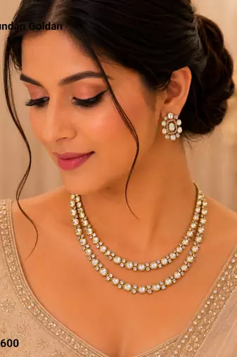 Neacklesh  set moti  kundan