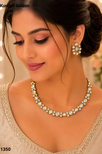 Neacklesh  set moti  kundan