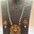 Ruby color necklace set with earrings, moti & agate stone, gold plated