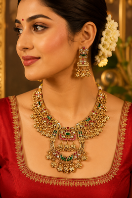 Rajagopura grandeur temple necklace 1